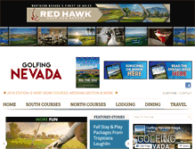 Tablet Screenshot of golfingnevadamagazine.com